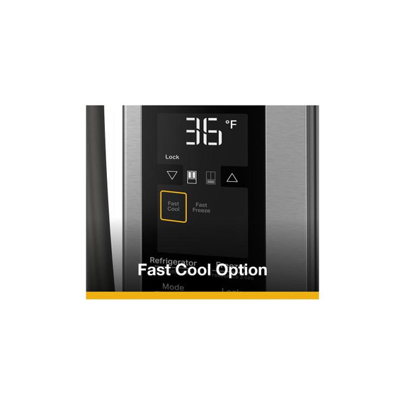 Whirlpool® 36-Inch French Door Refrigerator with Ice Maker - 31 cu. ft. WRFF3136SZ Whirlpool® 36-Inch French Door Refrigerator with Ice Maker - 31 cu. ft. WRFF3136SZ