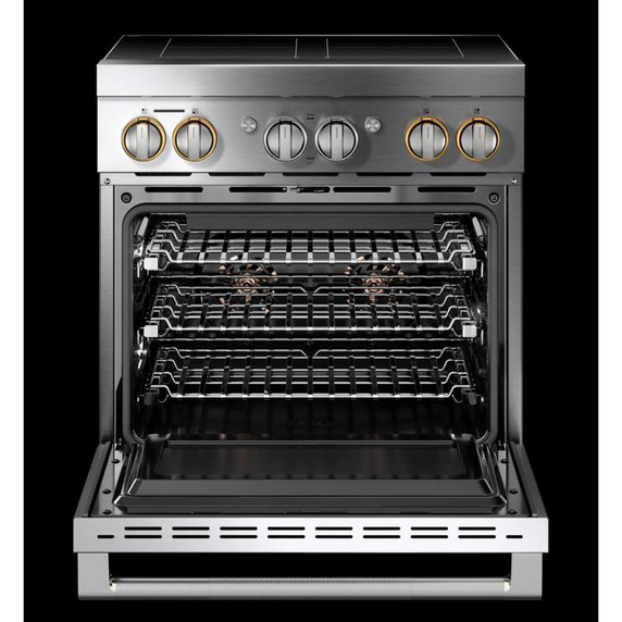 Jennair® RISE™ 30" Induction Professional-Style Range JPIFC730RL