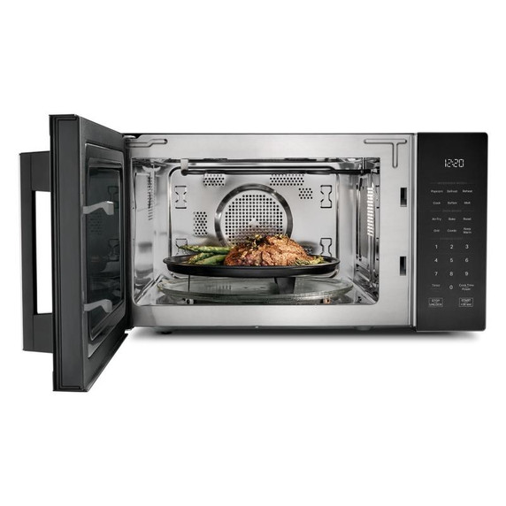 Whirlpool® 1.0 cu. ft. Black All-In-One Multifunctional Countertop Microwave With Air Fry - 900 watt WMCS5522RB
