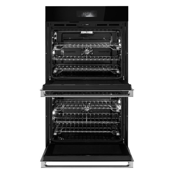 Jennair® NOIR™ Double Wall Oven with MultiMode® True Convection with Smooth Glide Flat-Tine Racks JOEDC530RM