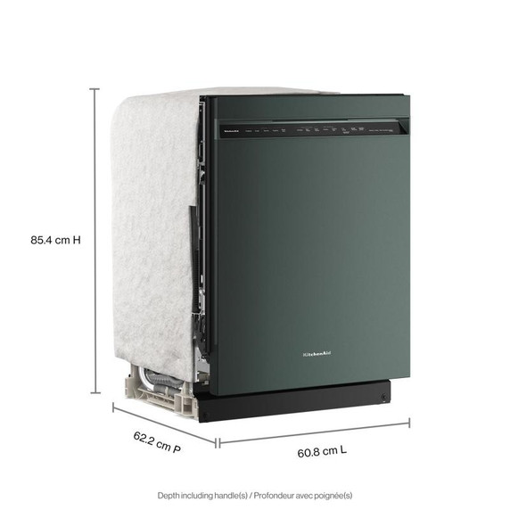 Kitchenaid® 360° Max Jets™ Third Rack Dishwasher with ProDry™ System, 44 dBA KDFS424SJP