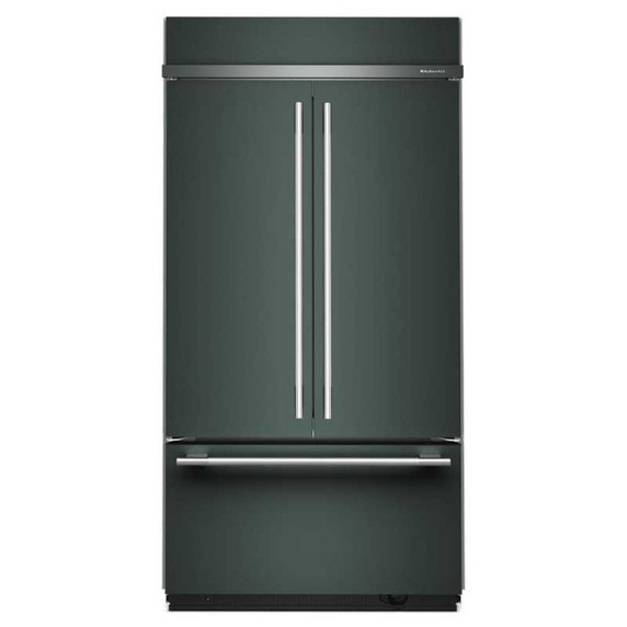 Kitchenaid® 24.2 Cu. Ft. 42" Built-In French Door Bottom Mount Refrigerator with Platinum Interior KBFN542SJP