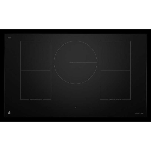 Jennair® 36" Oblivion Smart Induction Cooktop with Temperature-Controlled Cooking JICT736SB