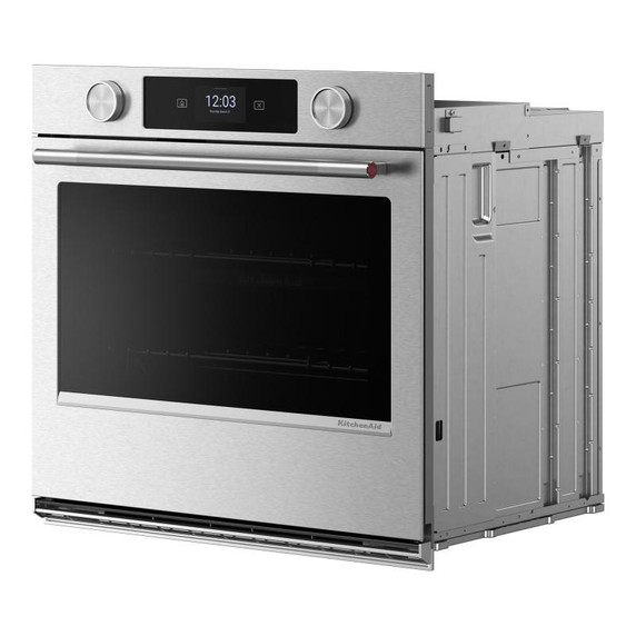 Kitchenaid® 30-inch Smart Electric Single Wall Oven with Assisted Cooking Modes - PrintShield™ Finish KOES730SPS