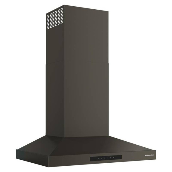 KitchenAid® 30-inch Wall-Mount, 4-Speed Canopy Hood KVWC730SBE