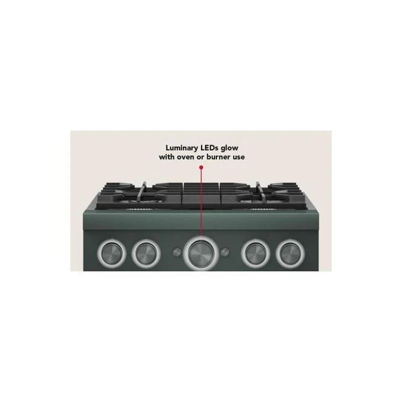 KitchenAid® 30-Inch 4 Burner Commercial-Style Dual Fuel Range with No Preheat Air Fry Mode KFDS930SJP