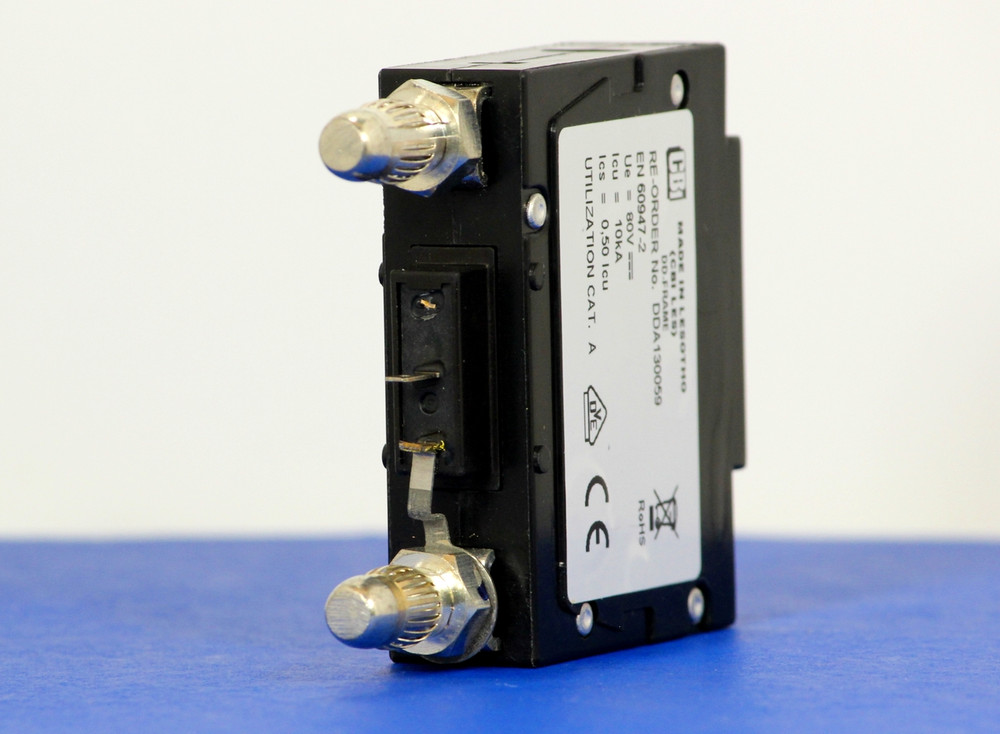 DDA130059 (1 Pole, 40A, 80VDC, Plug-In Terminals, Series Mid-Trip w/alarm, UL Listed (UL 489))