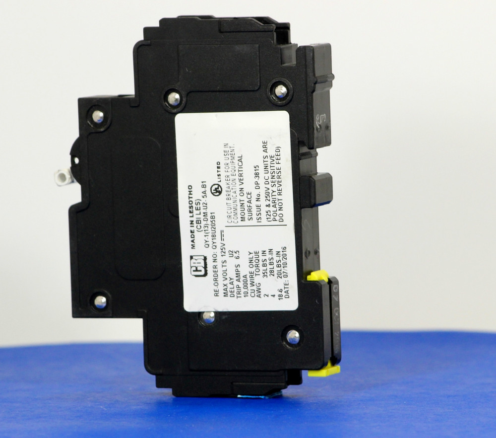 QY18U205B1 (1 Pole, 5A, 125VDC, UL Listed (UL 489))