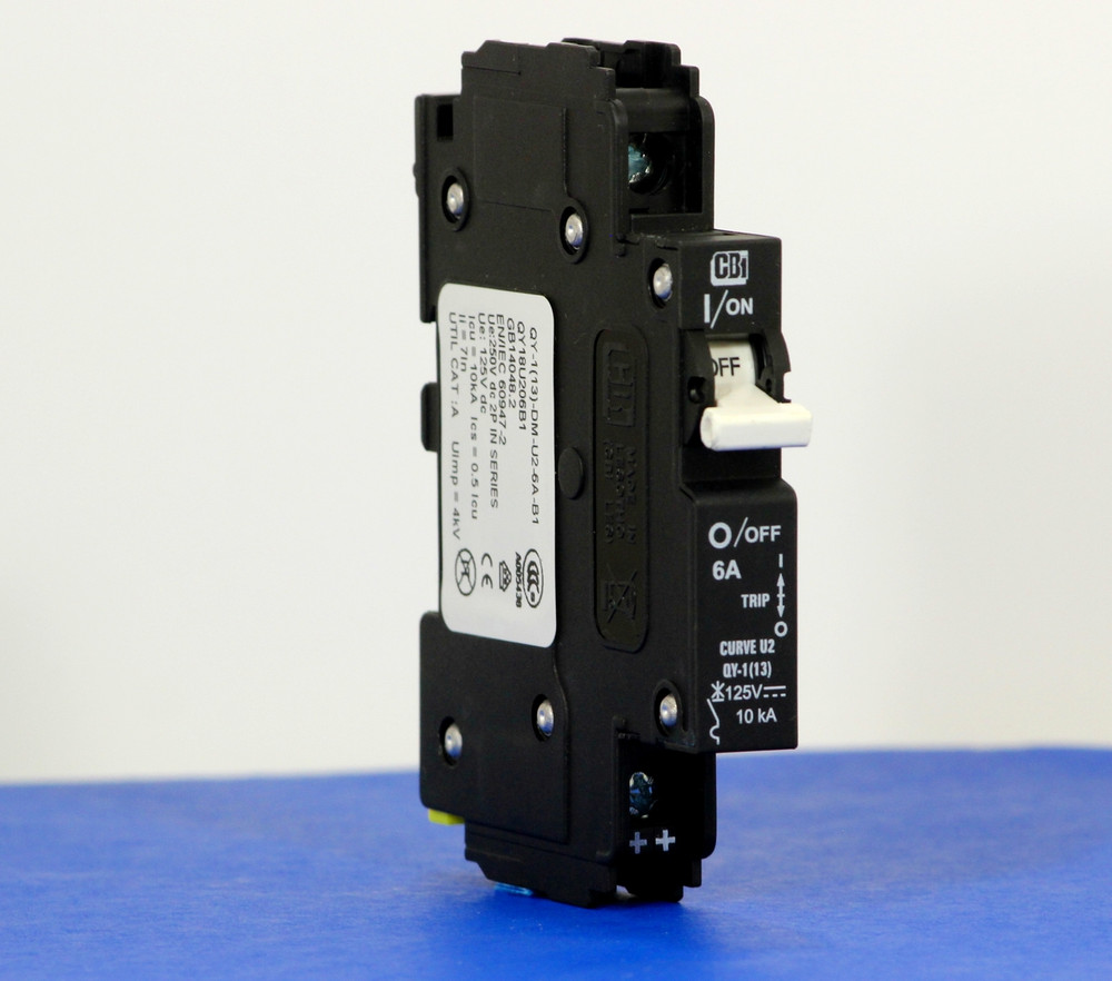 QY18U206B1 (1 Pole, 6A, 125VDC, UL Listed (UL 489))