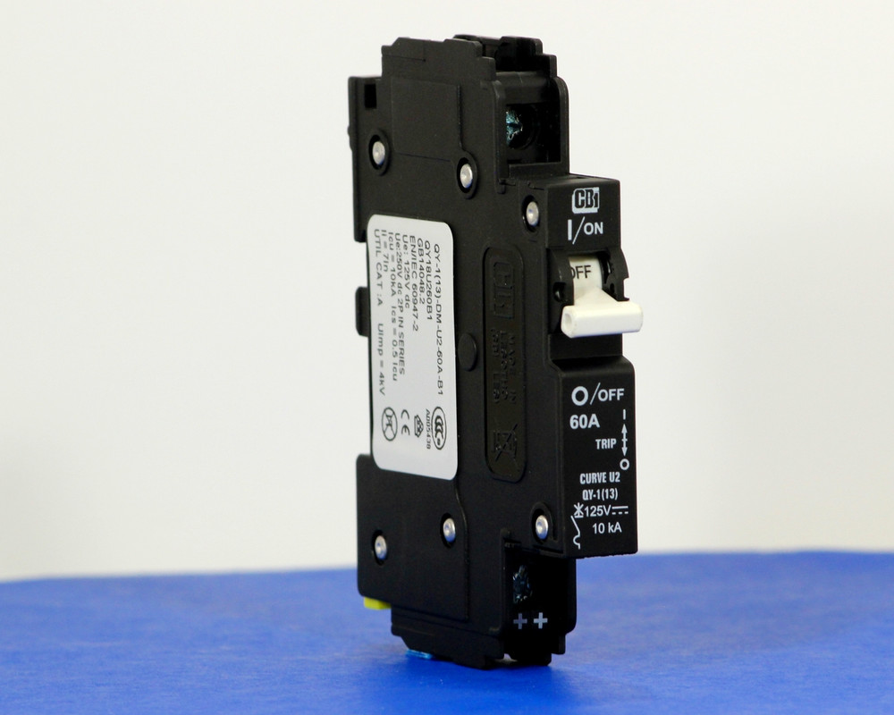 QY18U260B1 (1 Pole, 60A, 125VDC, UL Listed (UL 489))