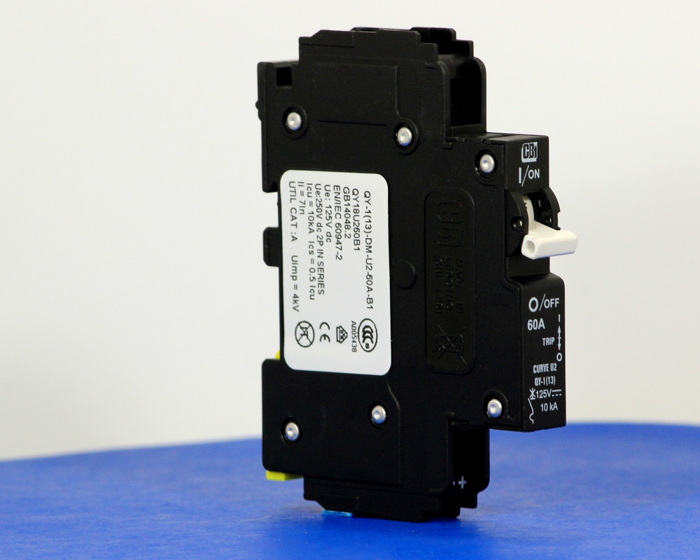 QY18U260B1 (1 Pole, 60A, 125VDC, UL Listed (UL 489))