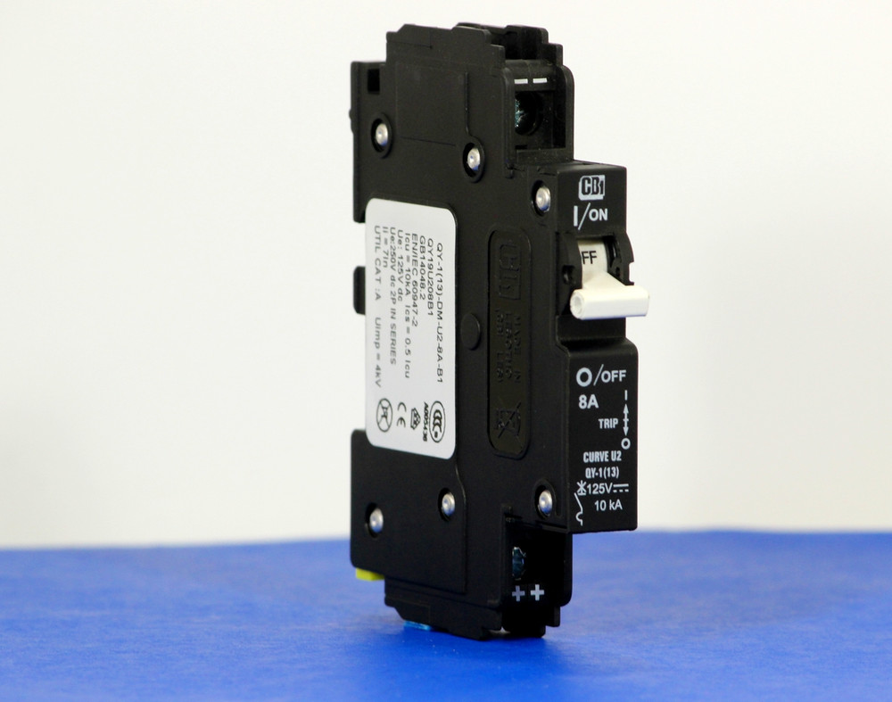 QY19U208B1 (1 Pole, 8A, 125VDC, UL Listed (UL 489))