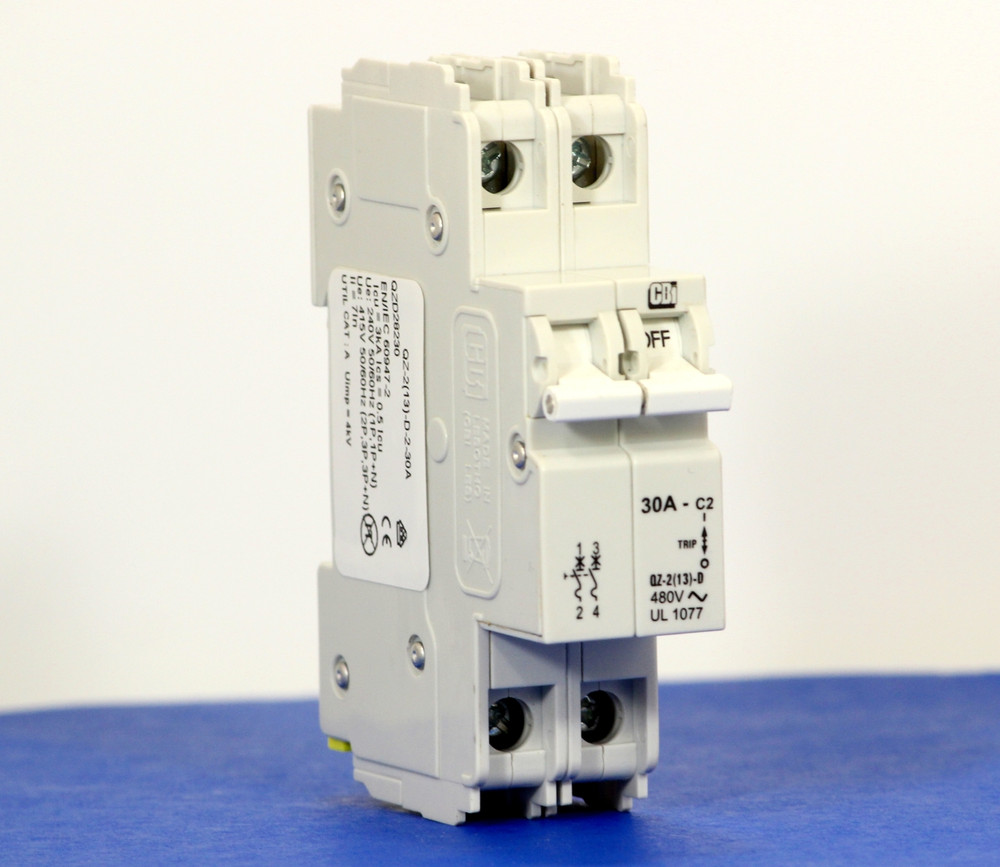QZD28230 (2 Pole, 30A, 277/480VAC, UL Recognized (UL 1077))