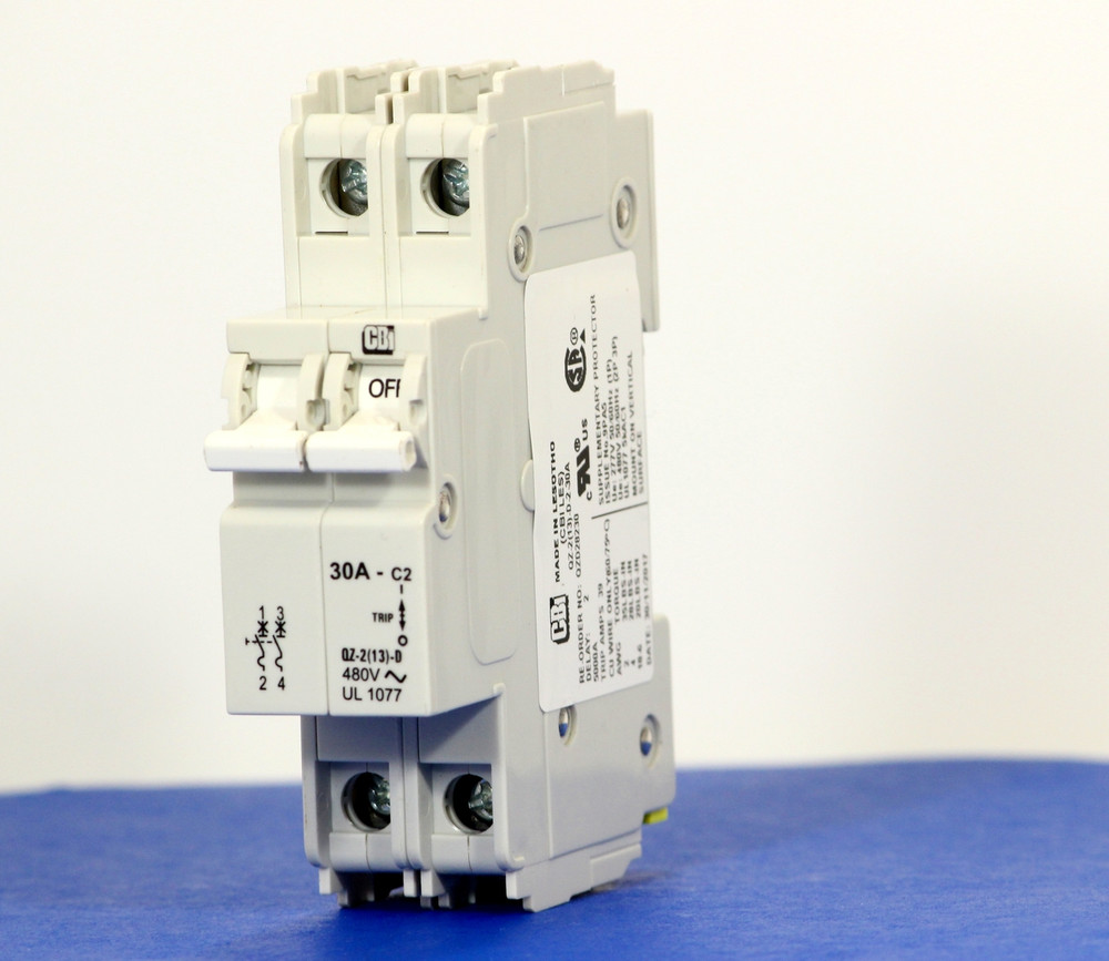 QZD28230 (2 Pole, 30A, 277/480VAC, UL Recognized (UL 1077))