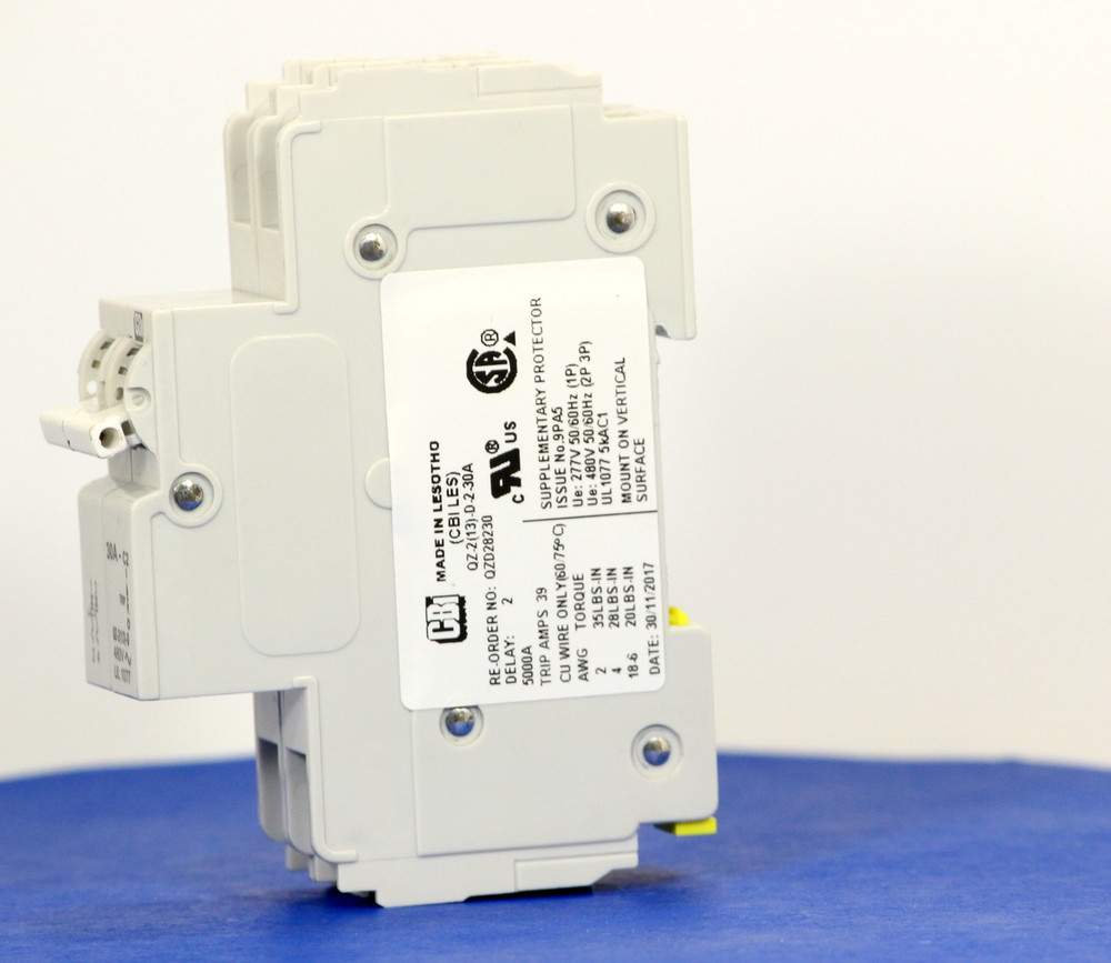 QZD28230 (2 Pole, 30A, 277/480VAC, UL Recognized (UL 1077))