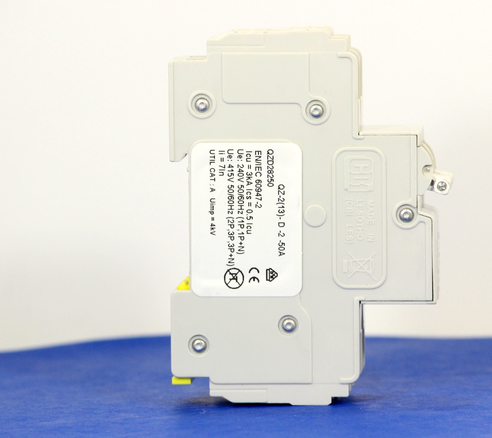 QZD28250 (2 Pole, 50A, 277/480VAC, UL Recognized (UL 1077))