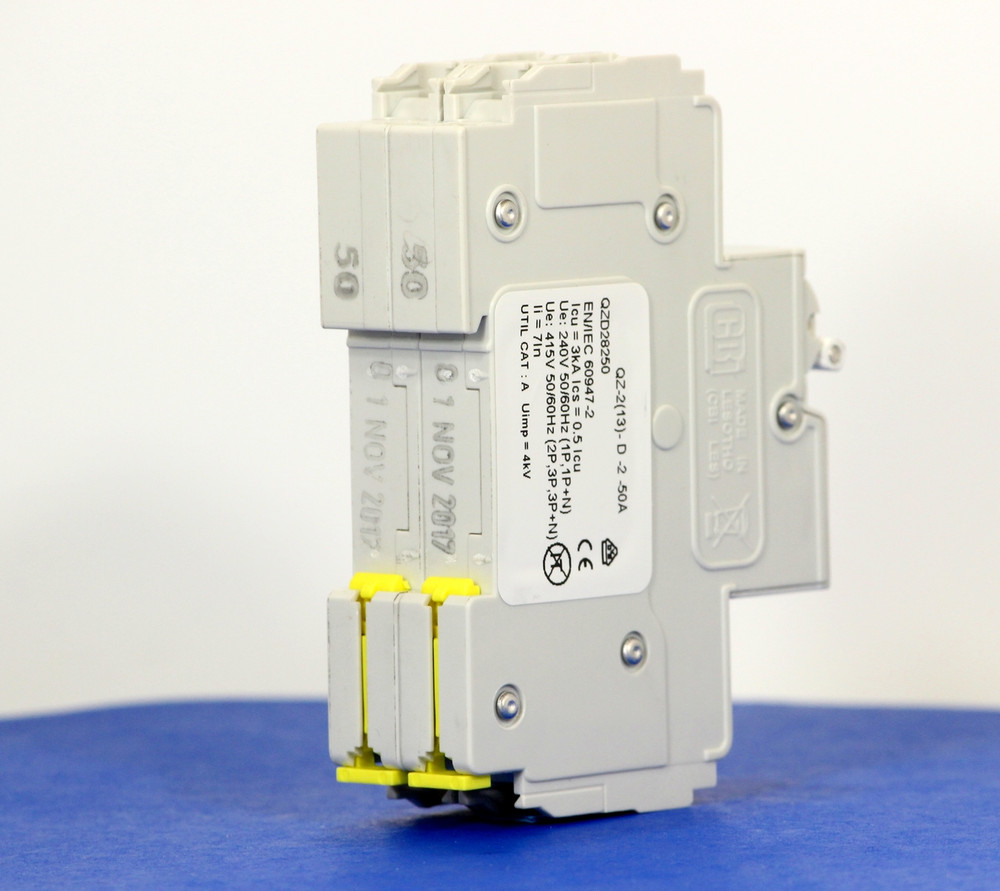 QZD28250 (2 Pole, 50A, 277/480VAC, UL Recognized (UL 1077))