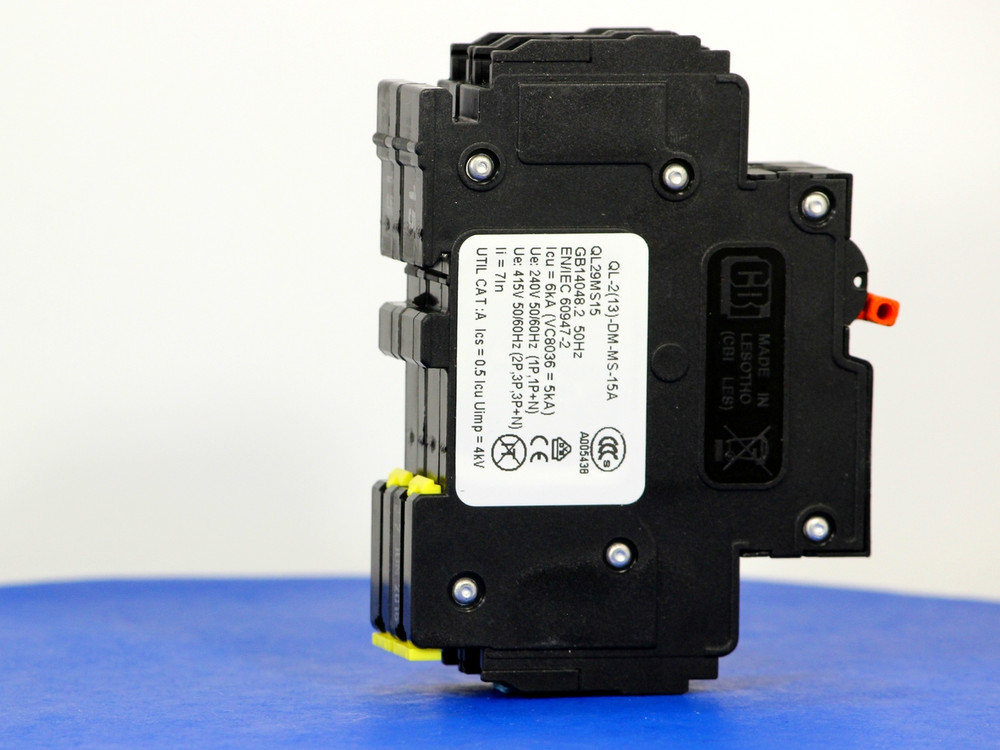 QL29MS15 (2 Pole, 15A, 120/240VAC; 240VAC, UL Listed (UL 489))