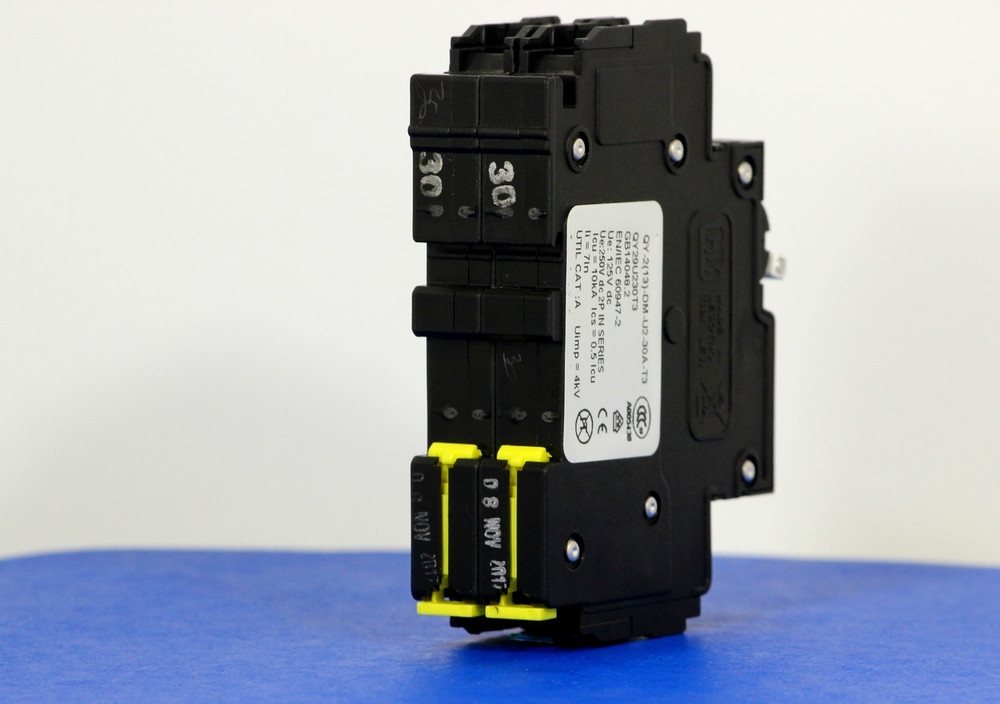QY29U230T3 (2 Pole, 30A, 250VDC, UL Listed (UL 489))