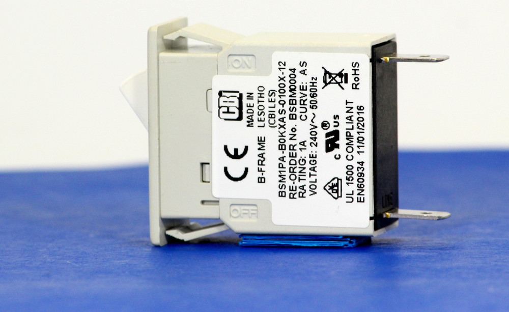 BSBM0004 (1 Pole, 1A, 240VAC, Quick Connect, Series Trip, UL Recognized (UL 1077))