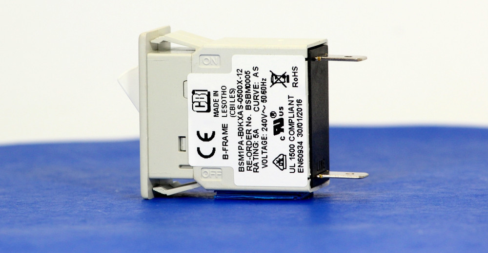 BSBM0005 (1 Pole, 5A, 240VAC, Quick Connect, Series Trip, UL Recognized (UL 1077))