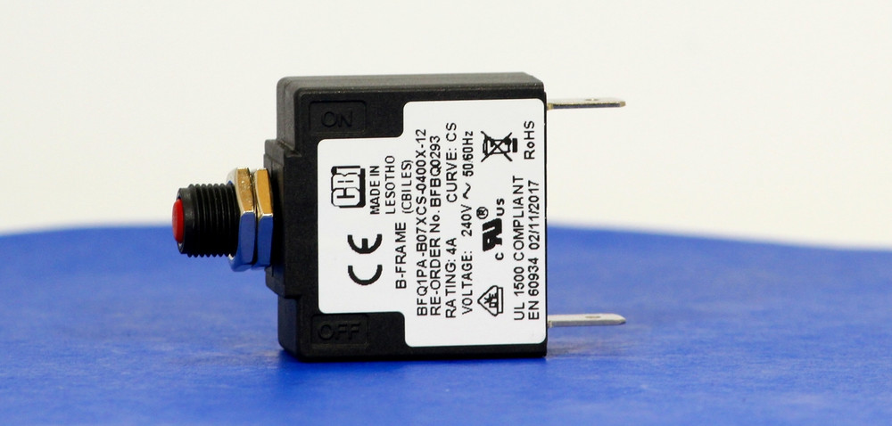 BFBQ0293 (1 Pole, 4A, 240VAC, Quick Connect, Series Trip, UL Recognized (UL 1077))