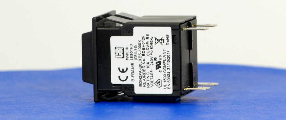 BDBH0126 (2 Pole, 10A, 240VAC, Quick Connect, Series Trip, UL Recognized (UL 1077))