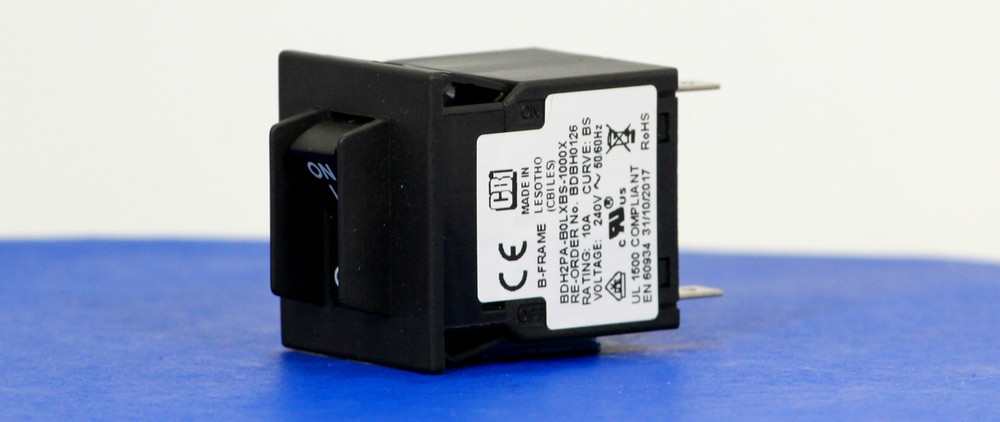 BDBH0126 (2 Pole, 10A, 240VAC, Quick Connect, Series Trip, UL Recognized (UL 1077))