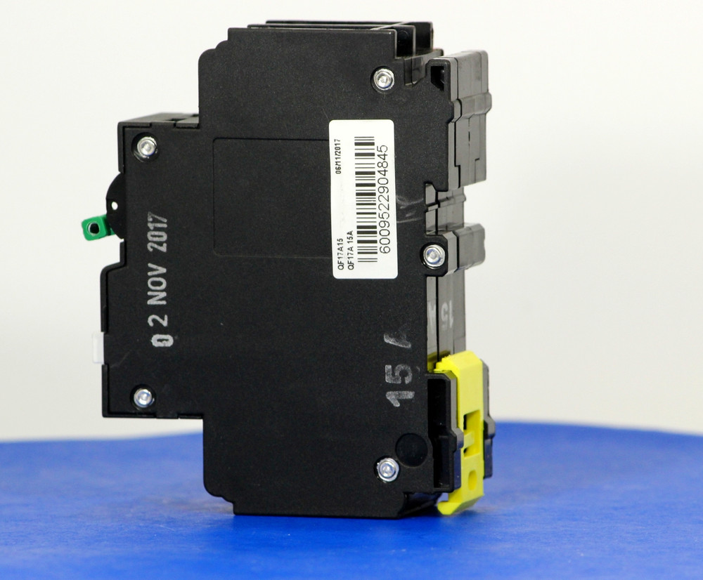 QF17A15 (1 Pole + Neutral, 15A, 240VAC, UL 1053, GFI/ Earth Leakage)