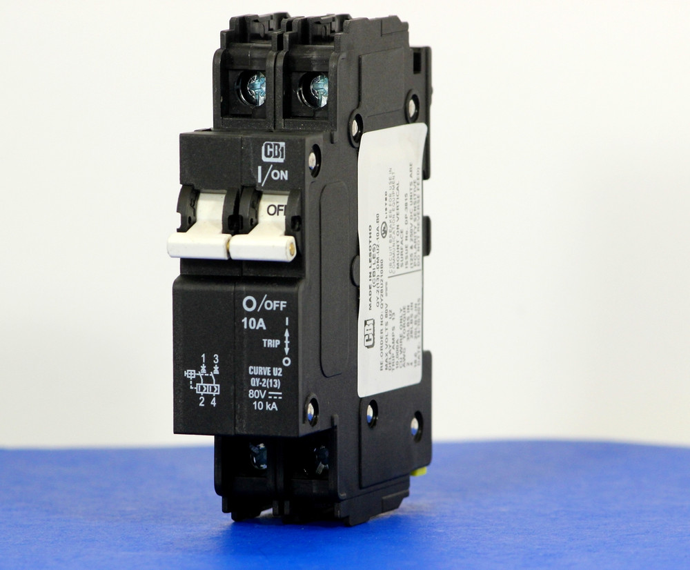 QY28U210B0 (2 Pole, 10A, 80VDC, UL Listed (UL 489))