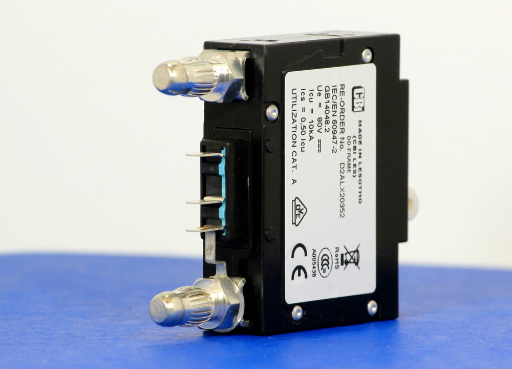 D2ALX20352 (1 Pole, 60A, 80VDC, Plug-In Terminals, Series Mid-Trip w/alarm, UL Listed (UL 489))