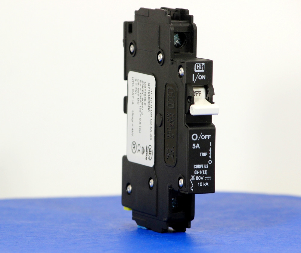 QY18U205B0 (1 Pole, 5A, 80VDC, UL Listed (UL 489))