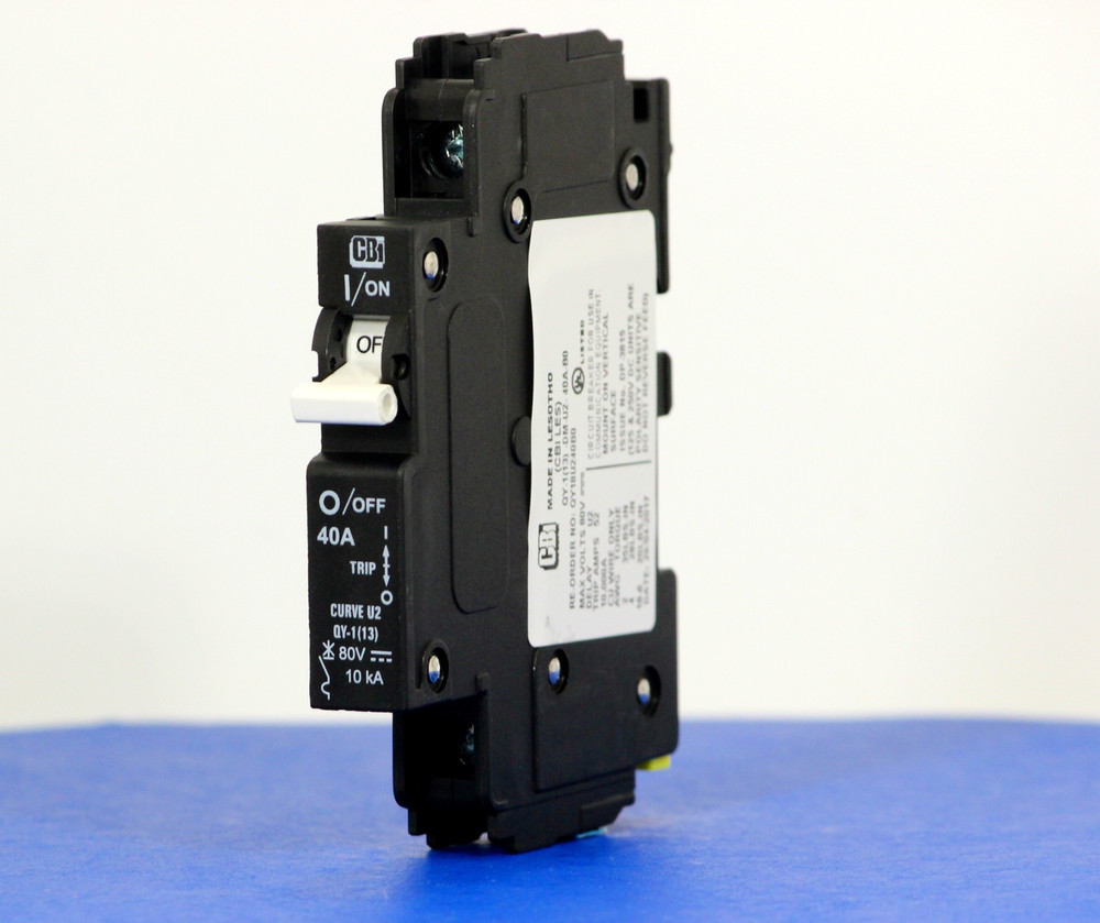 QY18U240B0 (1 Pole, 40A, 80VDC, UL Listed (UL 489))