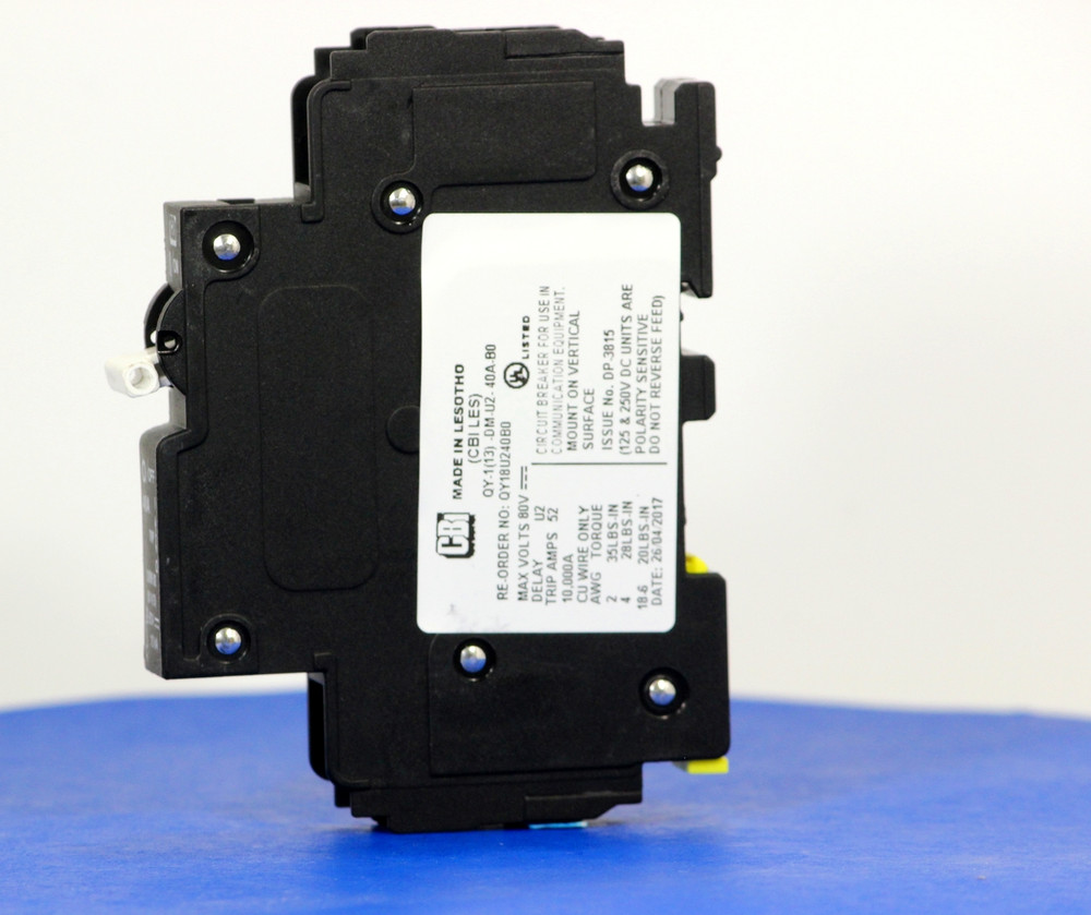 QY18U240B0 (1 Pole, 40A, 80VDC, UL Listed (UL 489))