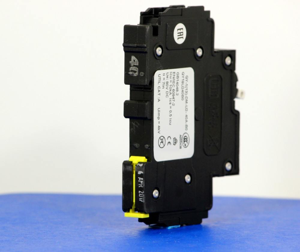 QY18U240B0 (1 Pole, 40A, 80VDC, UL Listed (UL 489))