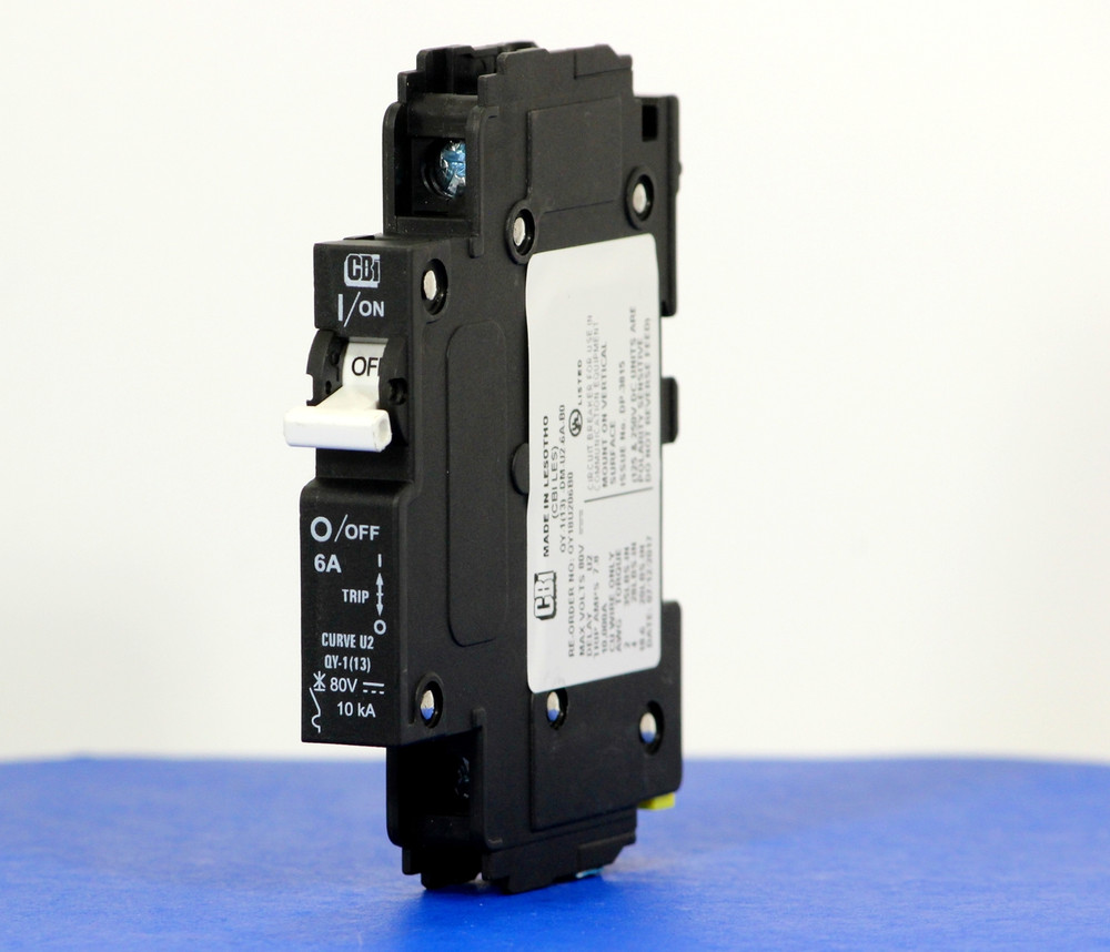 QY18U206B0 (1 Pole, 6A, 80VDC, UL Listed (UL 489))