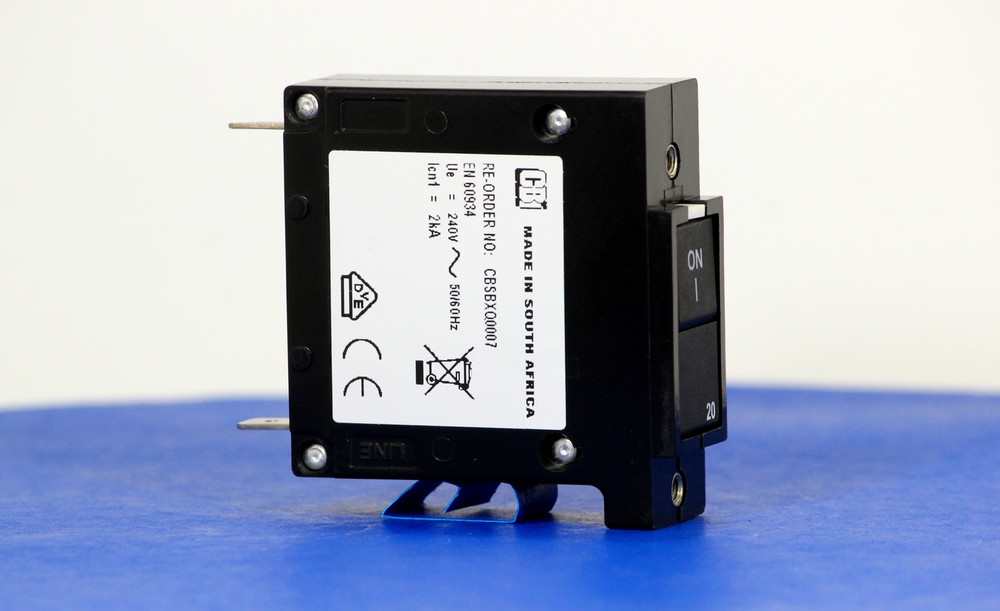 CBSBXQ0007 (1 Pole, 20A, 120VAC, Quick Connect Terminal, Series Trip, UL Listed (UL 489))