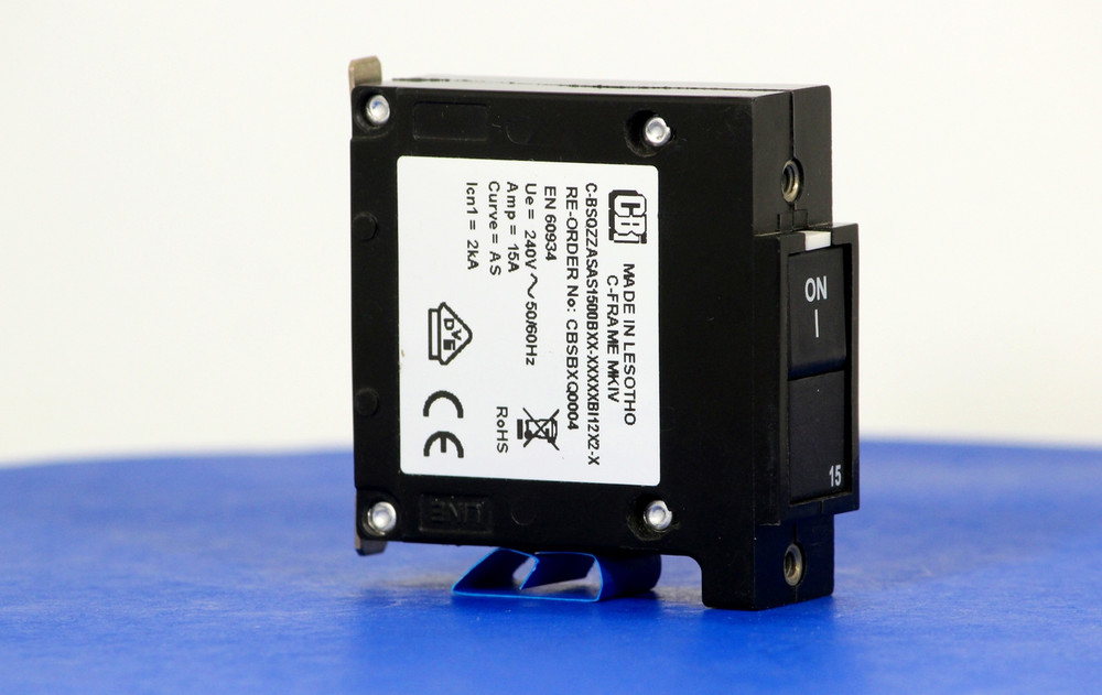 CBSBXQ0004 (1 Pole, 15A, 120VAC, Quick Connect Terminal, Series Trip, UL Listed (UL 489))