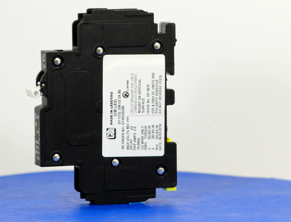 QY18U202B0 (1 Pole, 2A, 80VDC, UL Listed (UL 489))