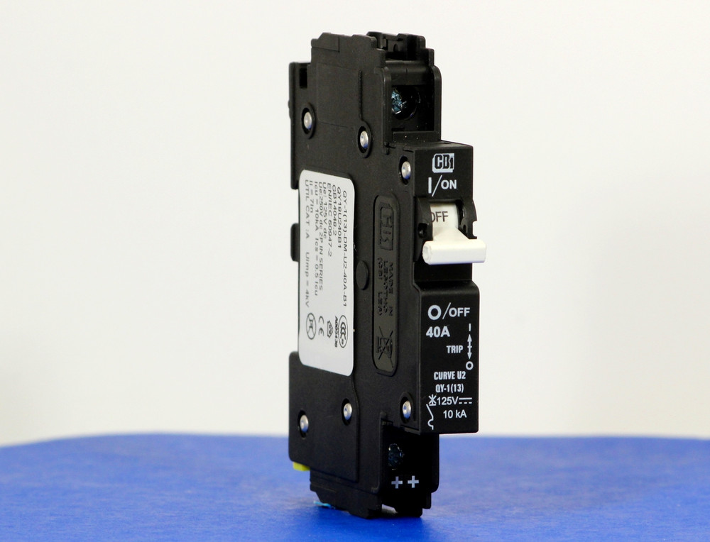 QY18U240B1 (1 Pole, 40A, 125VDC, UL Listed (UL 489))