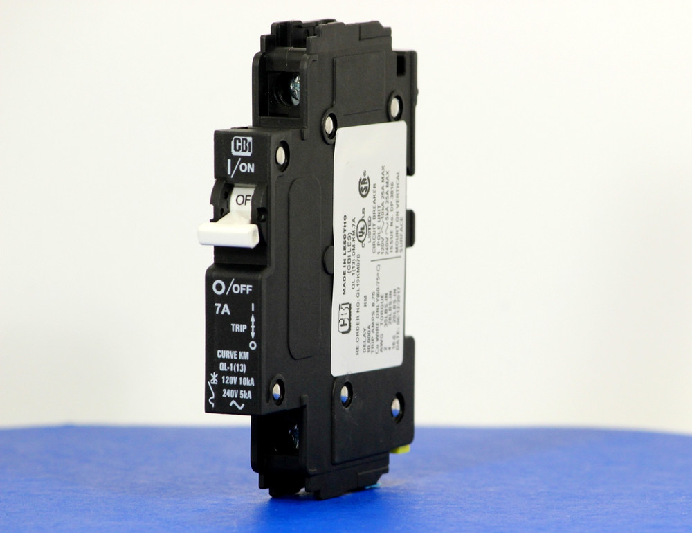 QL19KM070 (1 Pole, 7A, 120VAC; 240VAC, UL Listed (UL 489))