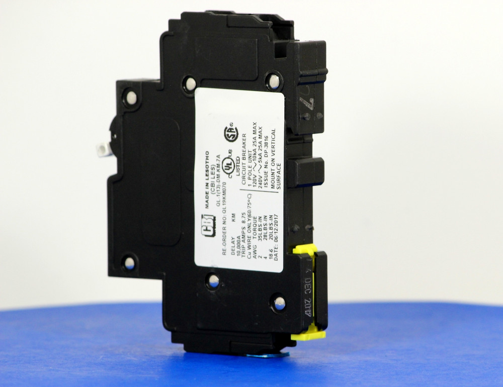 QL19KM070 (1 Pole, 7A, 120VAC; 240VAC, UL Listed (UL 489))