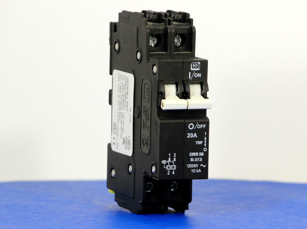 QL28KM20 (2 Pole, 20A, 120/240VAC; 240VAC, UL Listed (UL 489))