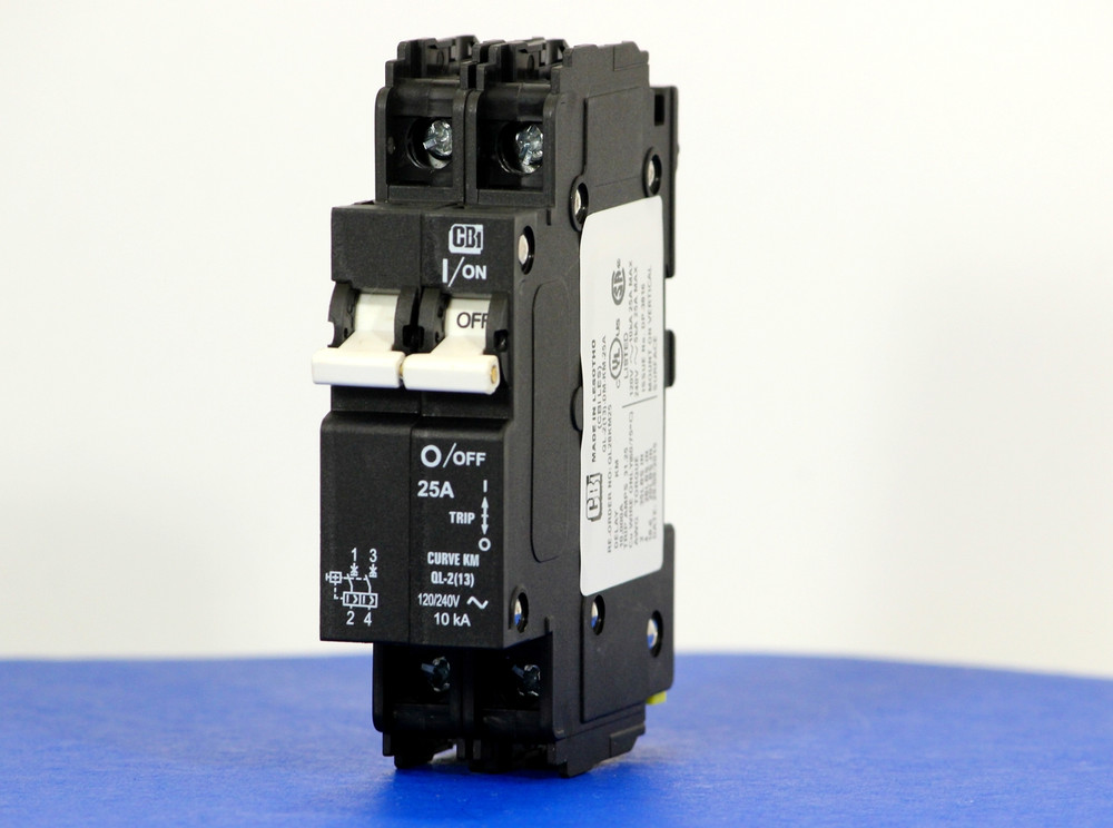 QL28KM25 (2 Pole, 25A, 120/240VAC; 240VAC, UL Listed (UL 489))