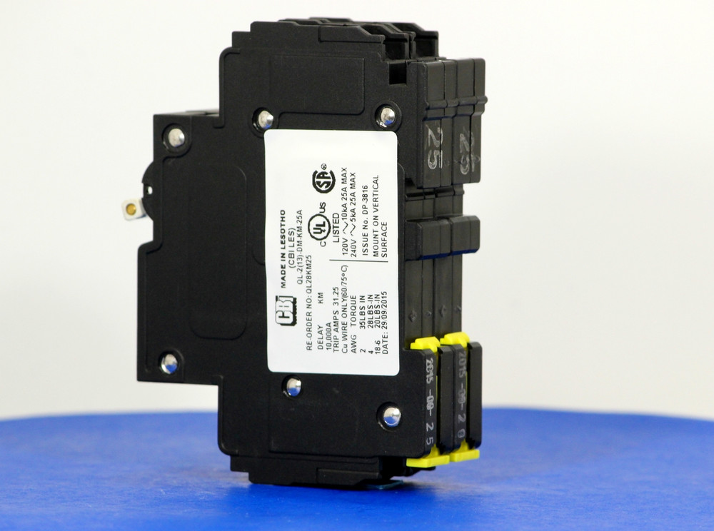 QL28KM25 (2 Pole, 25A, 120/240VAC; 240VAC, UL Listed (UL 489))