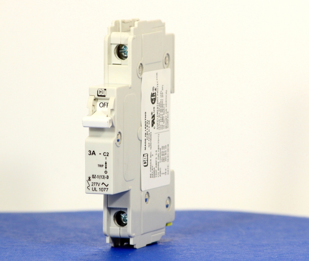 QZD18203 (1 Pole, 3A, 277VAC, UL Recognized (UL 1077))