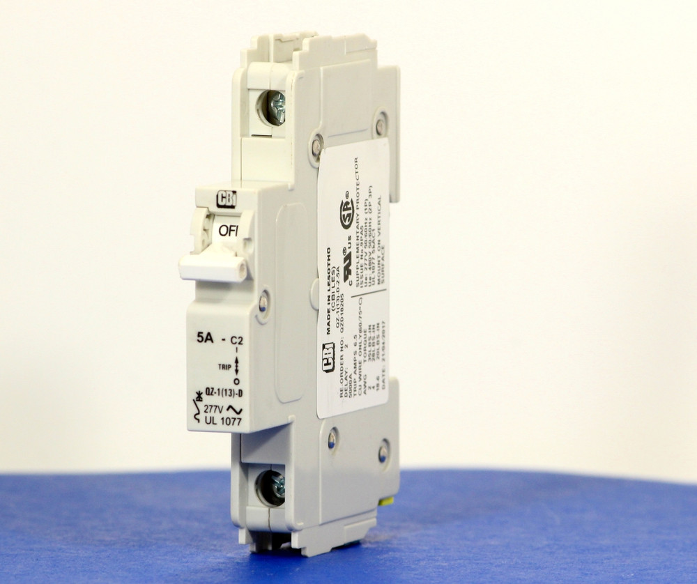 QZD18205 (1 Pole, 5A, 277VAC, UL Recognized (UL 1077))