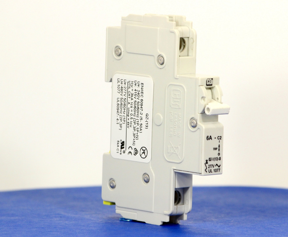 QZD18206 (1 Pole, 6A, 277VAC, UL Recognized (UL 1077))