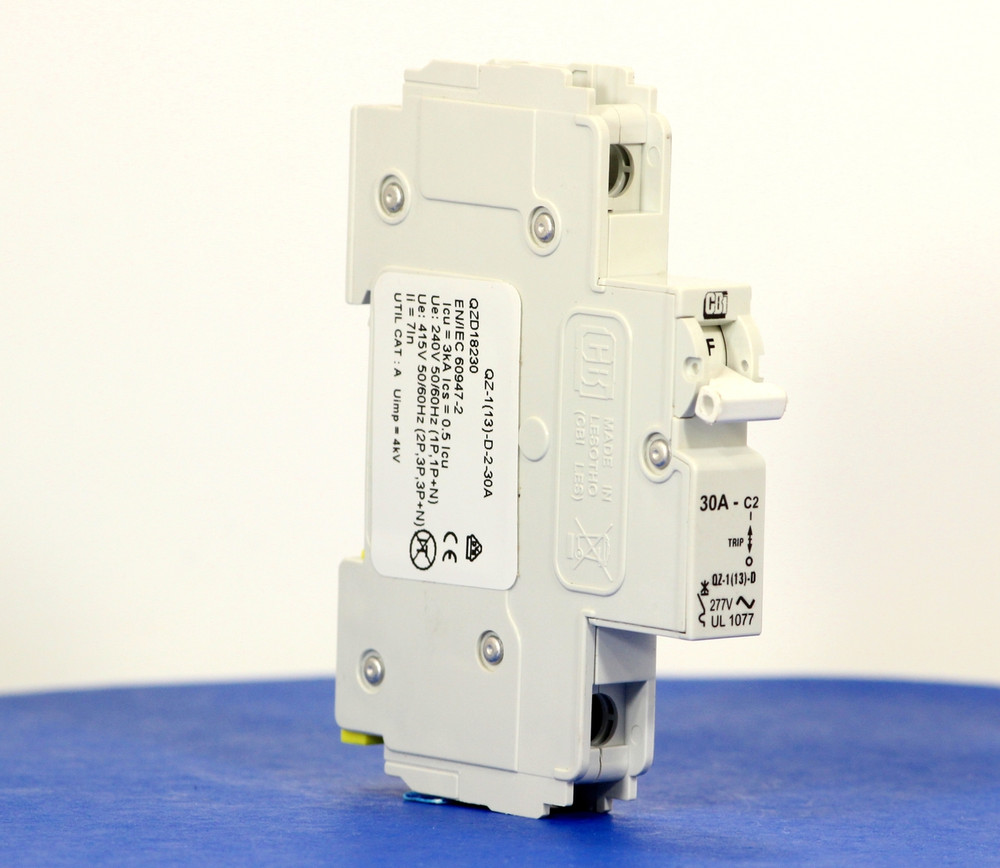 QZD18230 (1 Pole, 30A, 277VAC, UL Recognized (UL 1077))