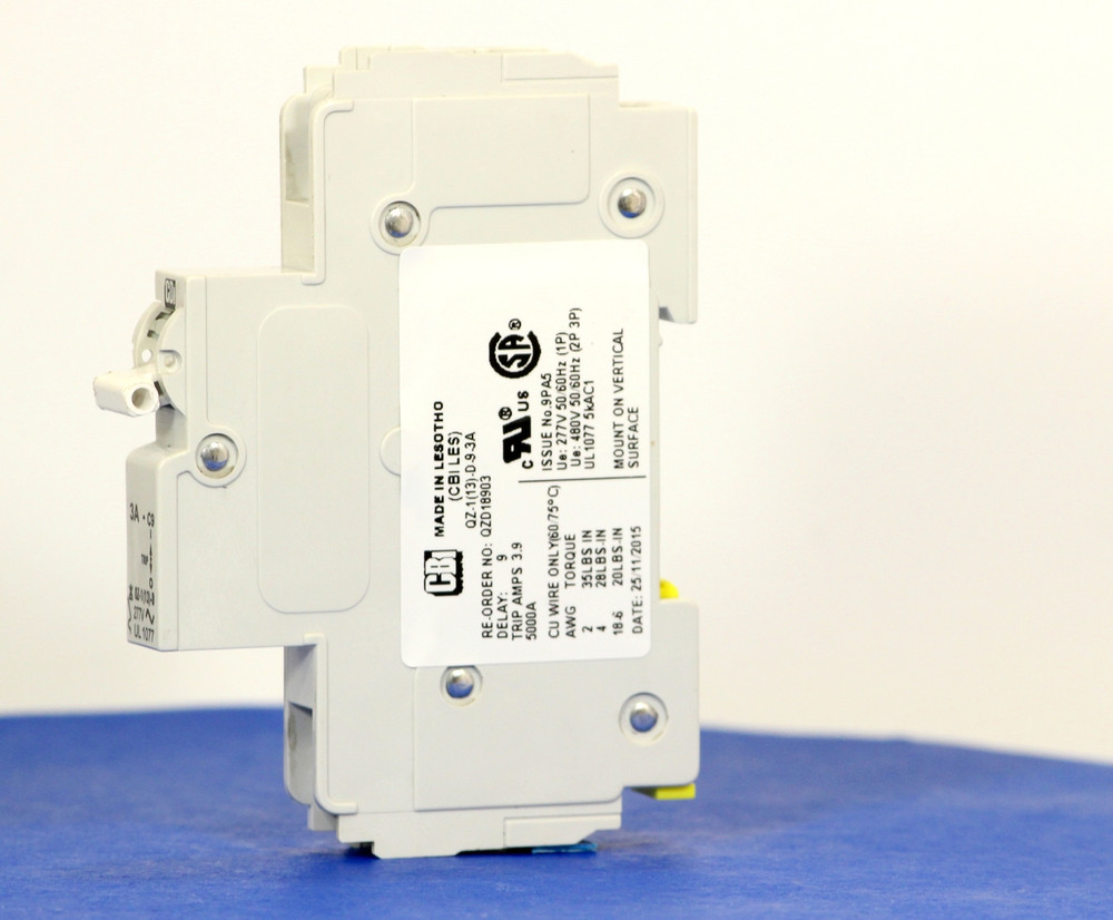 QZD18903 (1 Pole, 3A, 277VAC, UL Recognized (UL 1077))